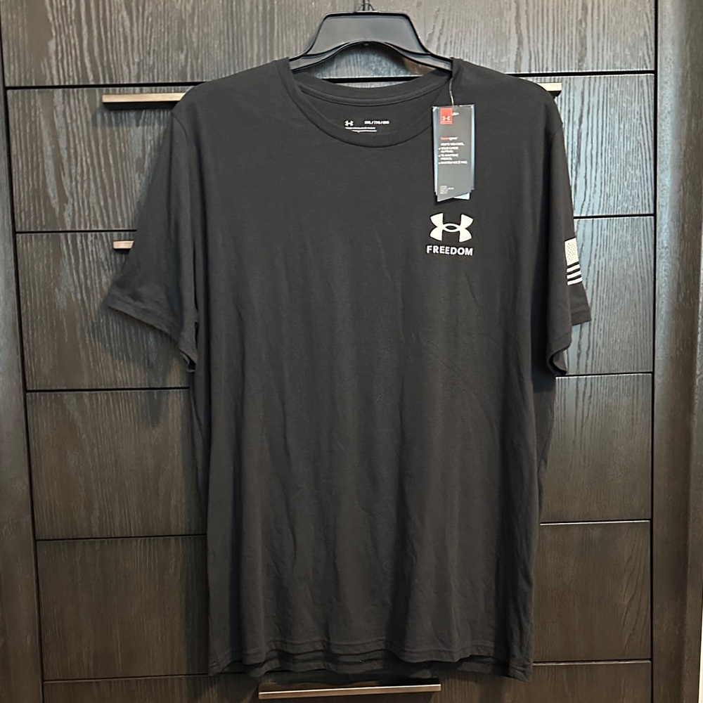 Under Armour Men's Charcoal Freedom Tee